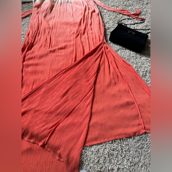Ombre Maxi Dress with side slit - Picture 8 of 9